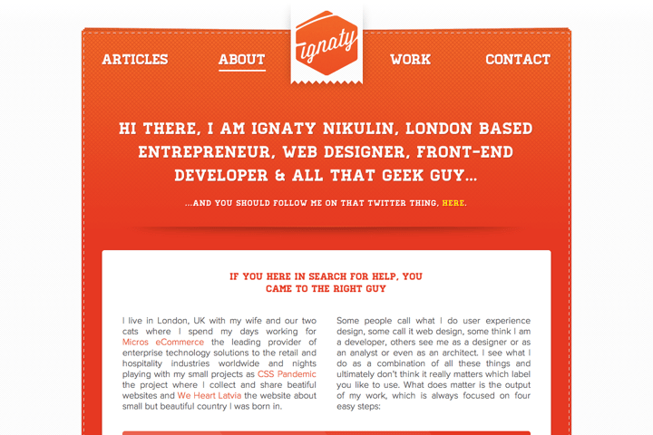 Ignaty Nikulin 2 website preview